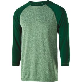 Men's Athletic Shirt, Long Sleeve Typhoon Shirt - Sportswear (Color: FOREST HEATHER/FOREST, size: 3XL)